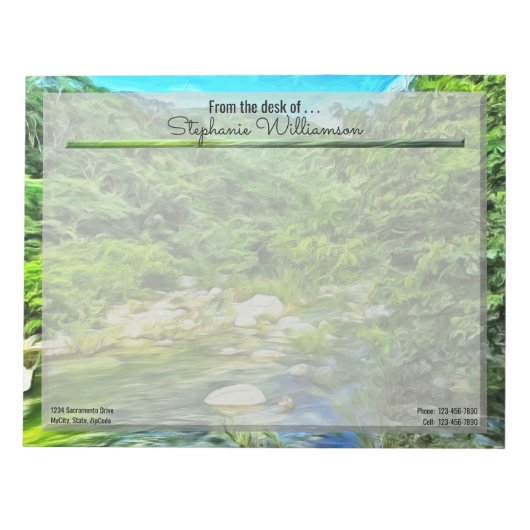 Bloc-note Rivière Vallarta Sud 0366 (Devant)