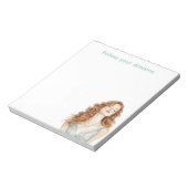 Bloc-note Robe à mât rouge (Tourné)