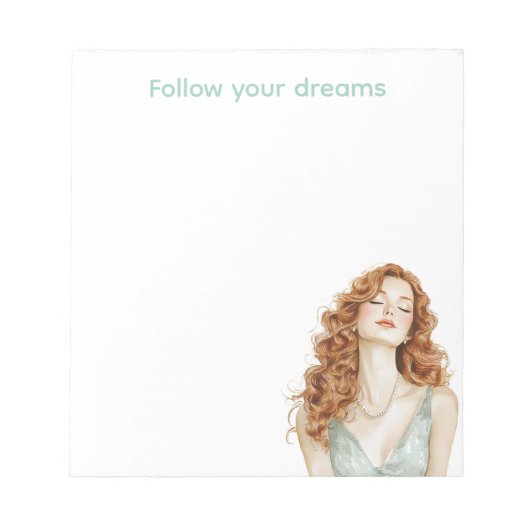 Bloc-note Robe à mât rouge (Devant)