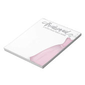 Bloc-note Robe Vintage rose mariage (Tourné)