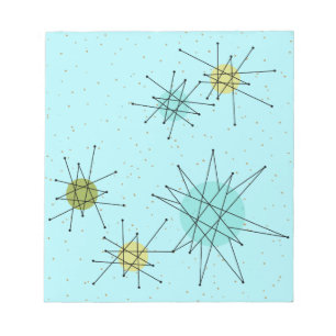 Bloc-note Robin's Oeuf Blue Iconic Starbursts Notepad