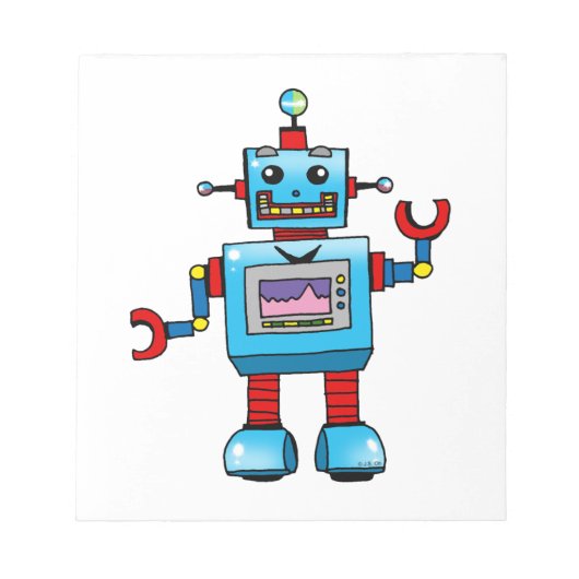 Bloc-note Robot mignon (Devant)