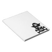 Bloc-note Robot Skull & Crossbones Pirate Silhouette (Incliné)