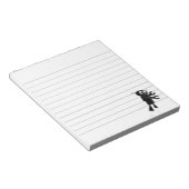 Bloc-note Robot volant noir sur mesure (Incliné)
