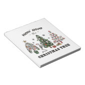 Bloc-note Rocher Autour De L'Arbre De Noël (Incliné)