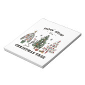 Bloc-note Rocher Autour De L'Arbre De Noël (Tourné)