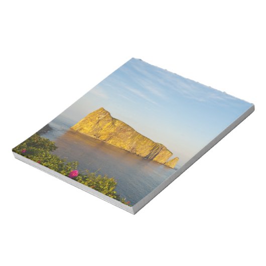 Bloc-note Rocher Perce (Perce Rock), Québec, Canada. (Tourné)