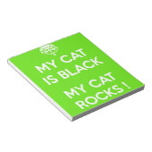 Bloc-note Roches du chat noir (Incliné)