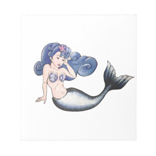 Bloc-note Rockabilly Mermaid (Devant)
