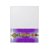 BLOC-NOTE RODE D'ASCLEPIUS 7 CHAKRAS, YOGA, ÉNERGIE SPIRITUE (Tourné)