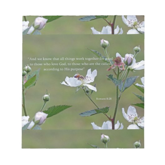 Bloc-note Romains 8:28 (Devant)