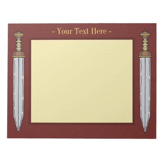 Bloc-note Roman Gladius (Devant)