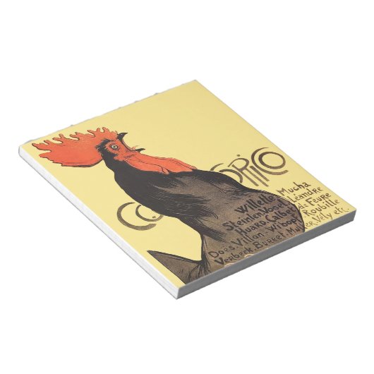 Bloc-note Rooster Steinlen Cocorico (Incliné)