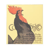 Bloc-note Rooster Steinlen Cocorico (Devant)