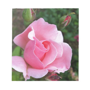 Bloc-note rose