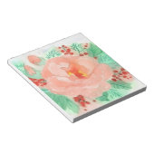 Bloc-note Rose aquarelle française (Incliné)