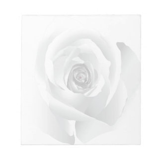 Bloc-note Rose blanche