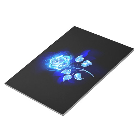 Bloc-note Rose bleu brûlant (Incliné)