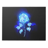 Bloc-note Rose bleu brûlant (Devant)