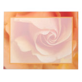 Bloc-note Rose Blossom / Pêche à l'abricot / Photo de gros p (Devant)