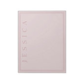 Bloc-note Rose Blush | Votre Nom (Tourné)