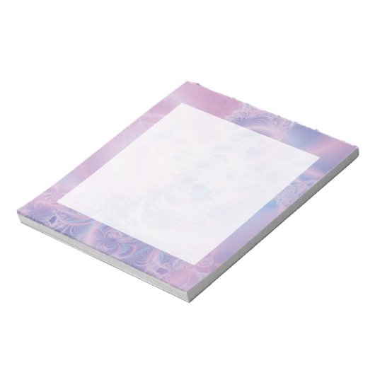 Bloc-note Rose brillant art Abstrait (Tourné)