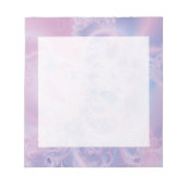 Bloc-note Rose brillant art Abstrait (Devant)