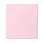 Bloc-note Rose clair solide (Devant)