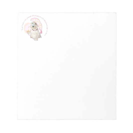 Bloc-note Rose de Goodnight (Devant)