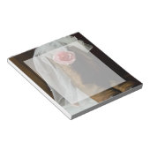 Bloc-note Rose de pays rose et Bottes de garçon Mariage de l (Incliné)