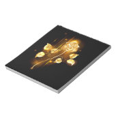 Bloc-note Rose d'or ( rose d'or ) (Tourné)