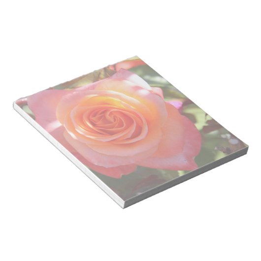 Bloc-note Rose dynamique (Incliné)