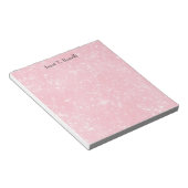 Bloc-note Rose Élégant Simple Professionnel (Incliné)
