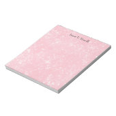 Bloc-note Rose Élégant Simple Professionnel (Tourné)