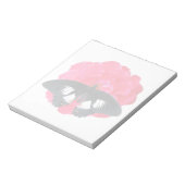 Bloc-note Rose et Swallowtail (Tourné)