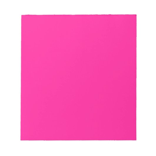 Bloc-note rose foncé (Devant)