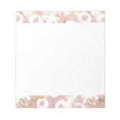 Bloc-note Rose Gold Love XO (Devant)