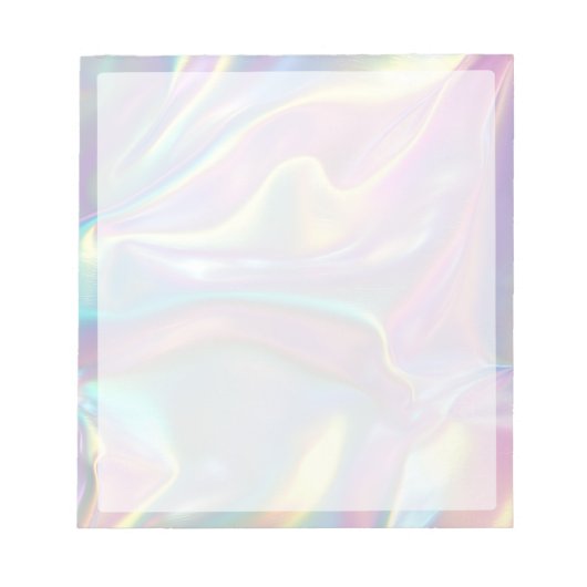 Bloc-note Rose holographique (Devant)