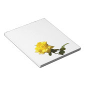 Bloc-note Rose jaune (Incliné)