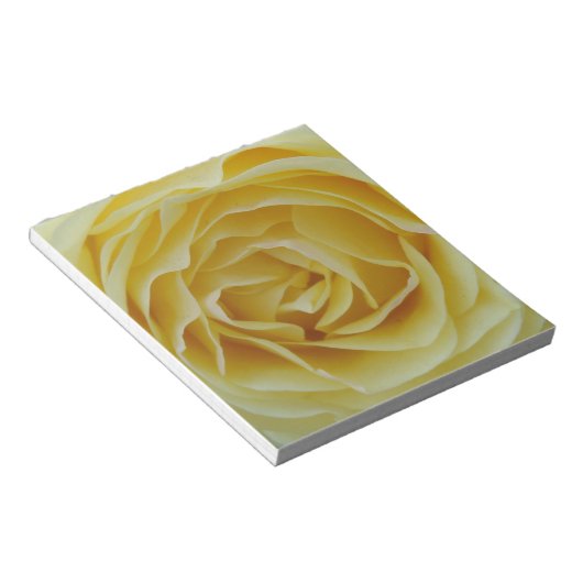 Bloc-note Rose jaune (Incliné)