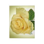 Bloc-note Rose jaune_ (Tourné)