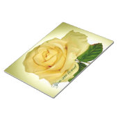 Bloc-note Rose jaune_ (Incliné)