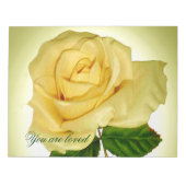 Bloc-note Rose jaune_ (Devant)