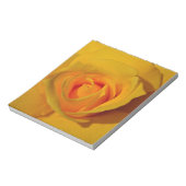 Bloc-note Rose jaune élégante florale (Tourné)