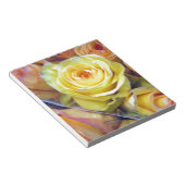 Bloc-note Rose jaune et orange (Incliné)