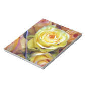 Bloc-note Rose jaune et orange (Tourné)