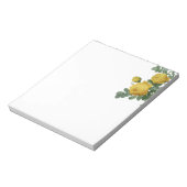 Bloc-note rose jaune vintage (Tourné)