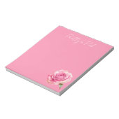 Bloc-note Rose jolie en rose (Tourné)