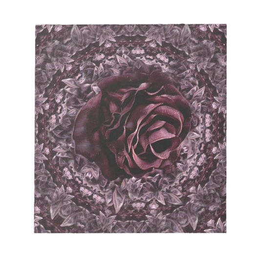 Bloc-note Rose Mandala (Devant)