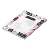 Bloc-note Rose moderne (Tourné)